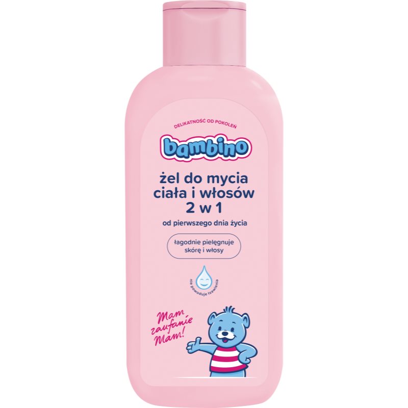 E-shop Bambino Baby Body & Hair šampon a mycí gel 2 v 1 pro děti od narození 400 ml