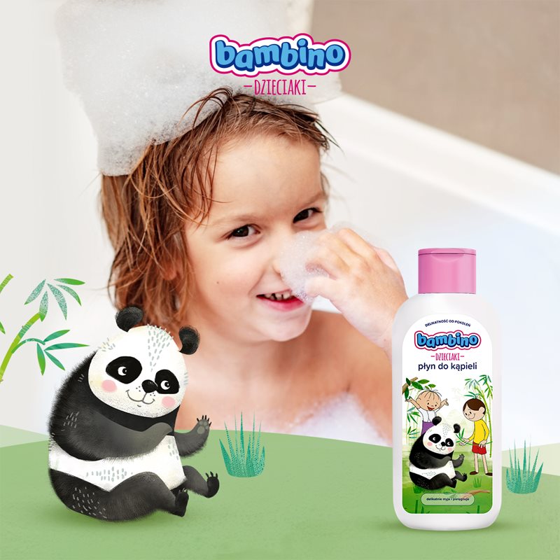 Bambino Kids Bolek And Lolek Bubble Bath пінка для ванни для дітей Panda 400 мл