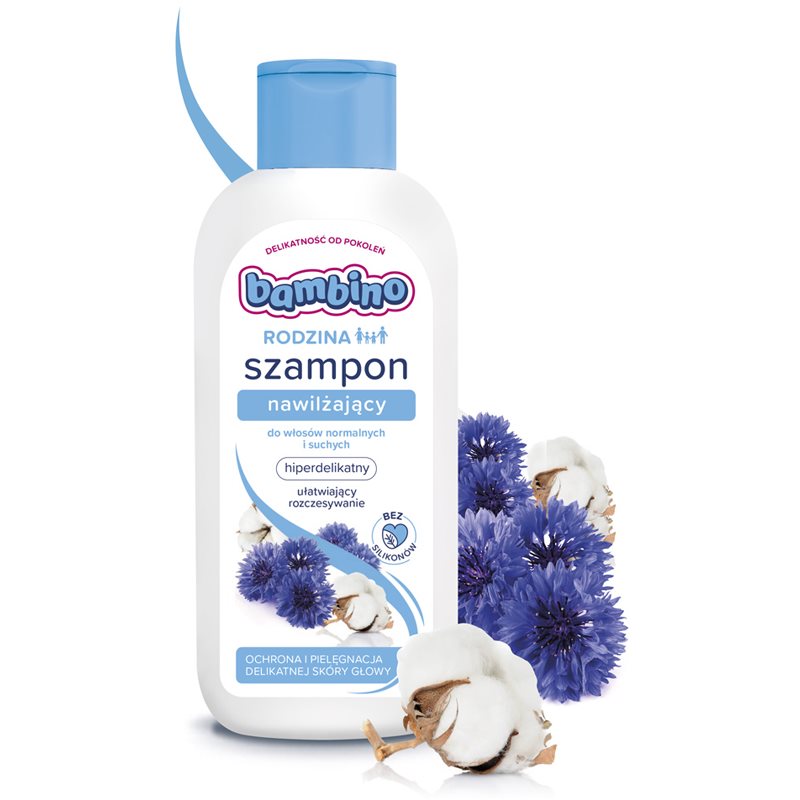 Bambino Family Moisturizing Shampoo зволожуючий шампунь 400 мл