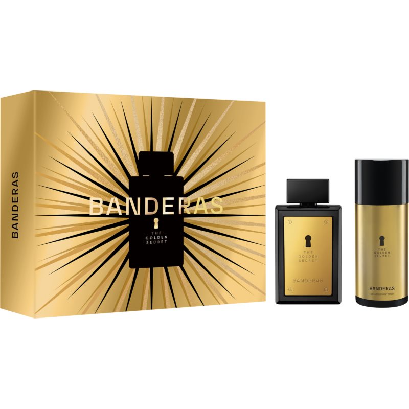 Banderas The Golden Secret confezione regalo per uomo
