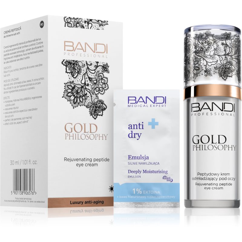 BANDI Cosmetics Gold Philosophy околоочен крем с пептиди 30 мл.
