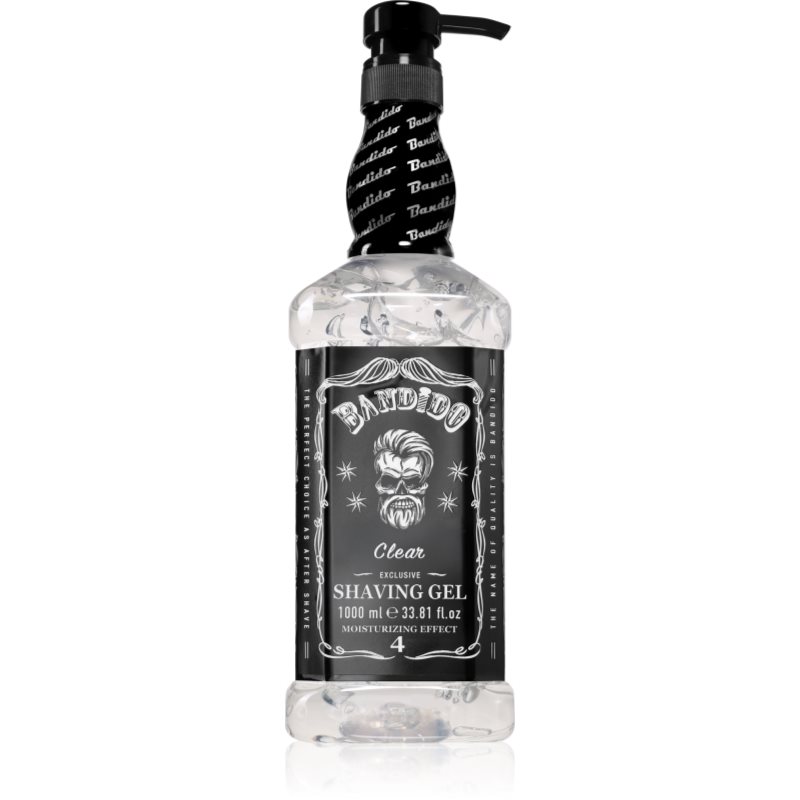 BANDIDO Shaving Gel gel pentru bărbierit culoare Red 1000 ml