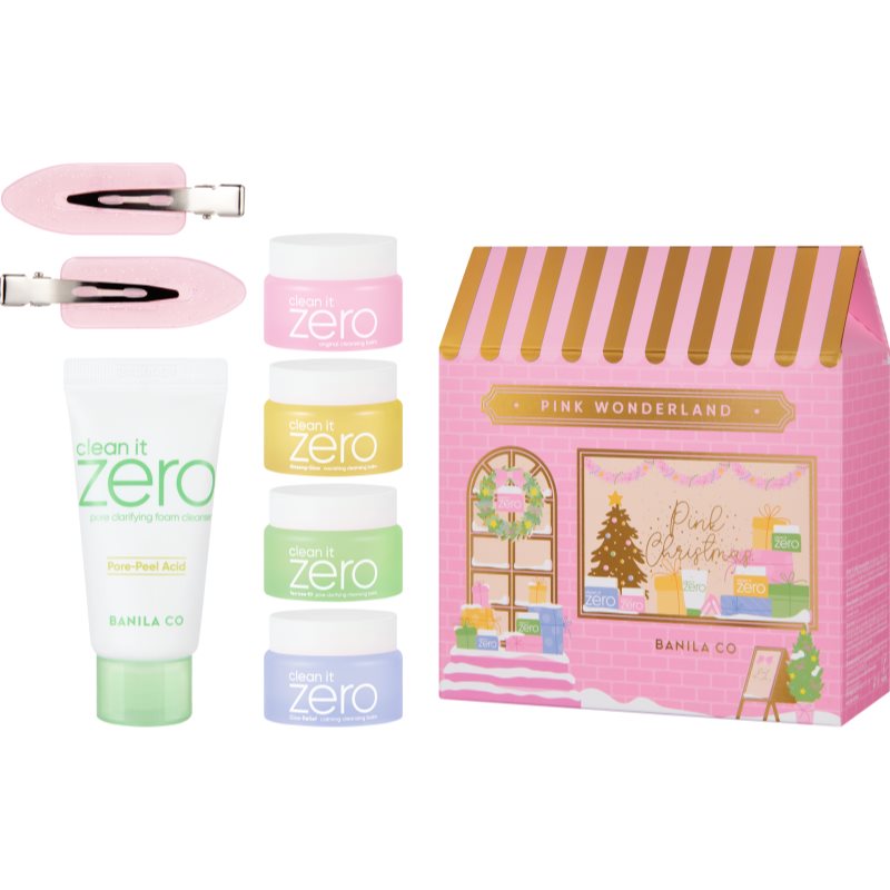 Banila Co. Banila Co. clean it zero Pink Wonderland Special Set χριστουγεννιάτικο σετ δώρου για τέλειο καθαρισμό