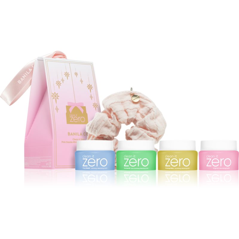 Banila Co. clean it zero Pink Dazzle Mini Cleansing Balm Set gift set for clear and healthy skin
