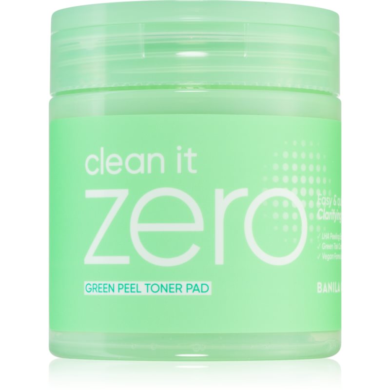 Banila Co. clean it zero Green Peel Toner Pad blazinice za piling lica za masno i problematično lice 70 kom