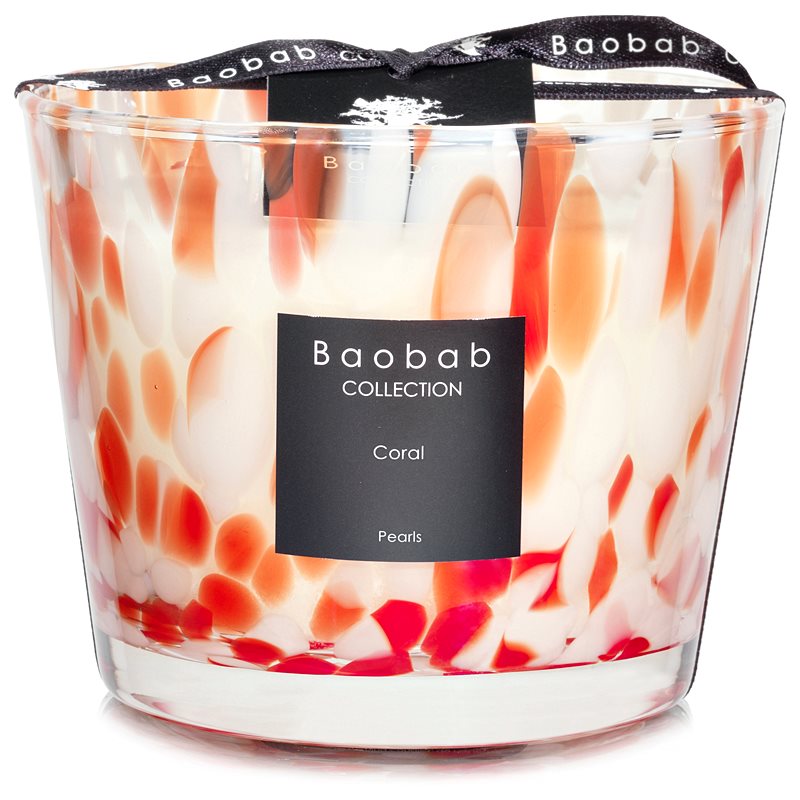 Baobab Collection Pearls Coral scented candle 10 cm
