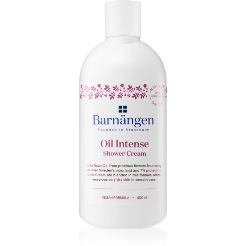 Barnängen Oil Intense легкий крем для душу для сухої та дуже сухої шкіри 400 мл