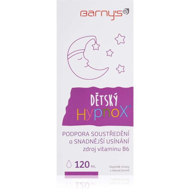 Barny's HypnoX Detský upokojujúci sirup sirup pri ťažkostiach so spánkom a zaspávaním pre deti 120 ml kúpite na Notino.sk