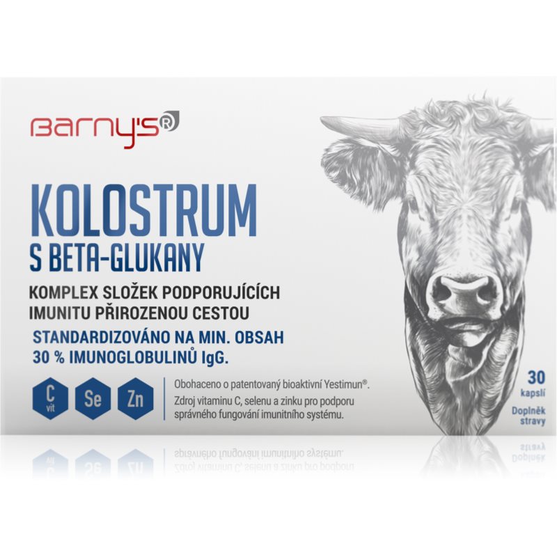 Barnys Kolostrum s beta-glukany cps.30