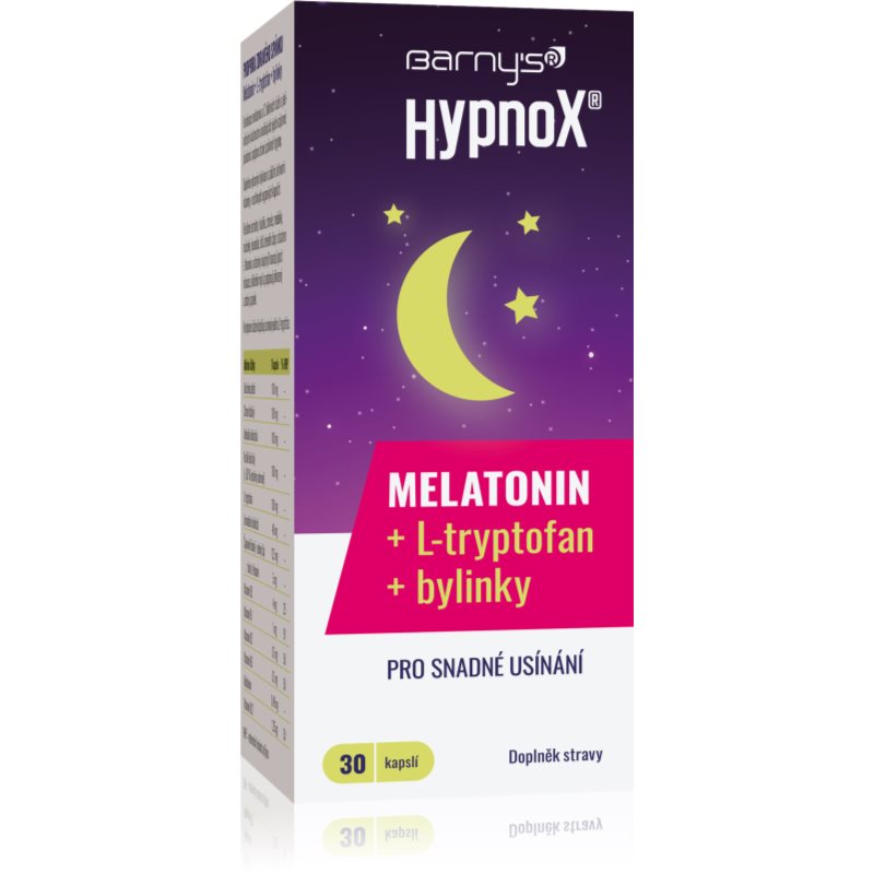 Barnys HypnoX MELATONIN+L-tryptofan cps.30