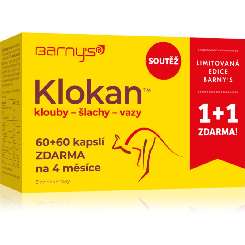 Barnys Klokan limitovaná edice cps.60+60 ZDARMA