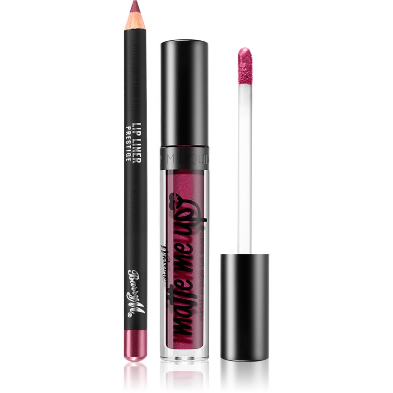 

Barry M Matte Me Up набір для губ металік відтінок Avant Garde