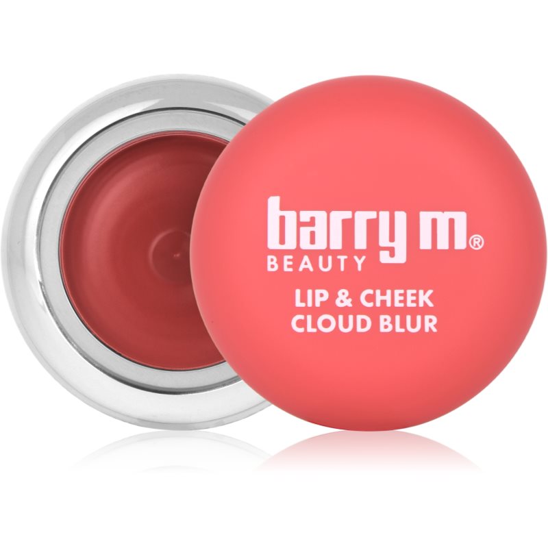 Barry M Cloud Blur multifunkčné líčidlo na pery a tvár odtieň Strawberry Jam 5 g