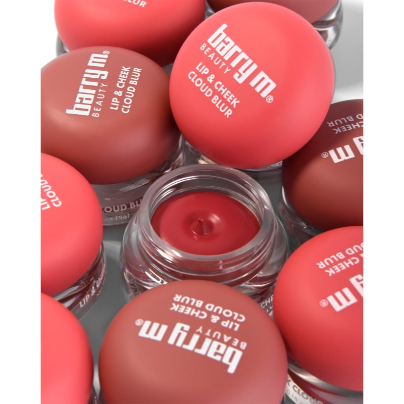 Barry M Cloud Blur multifunkční líčidlo na rty a tváře odstín Strawberry Jam 5 g (obrázek 5)