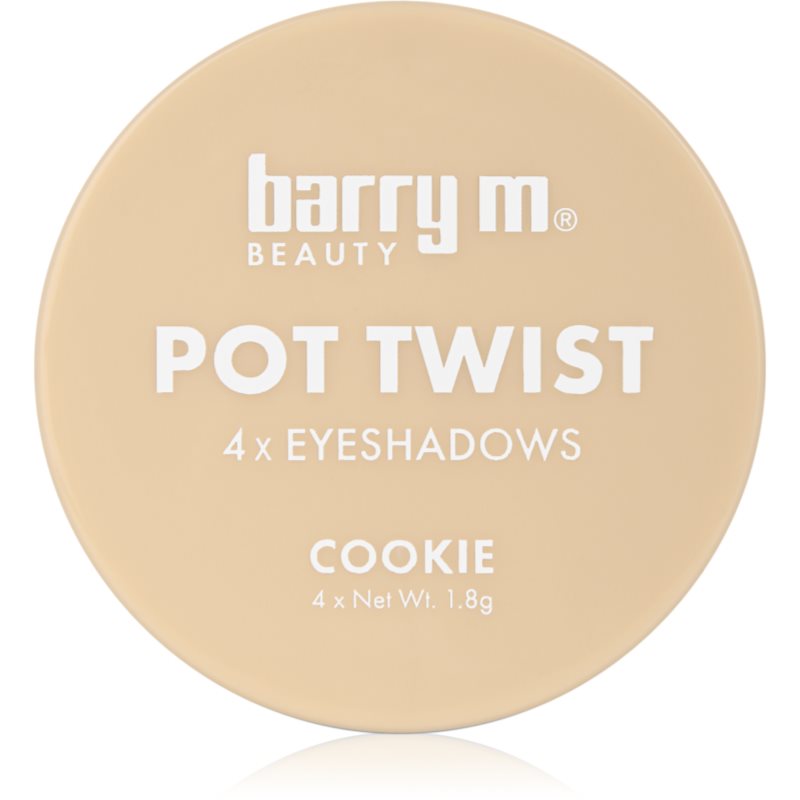 Barry M Pot Twist krémové očné tiene odtieň Cookie 4x1.8 g