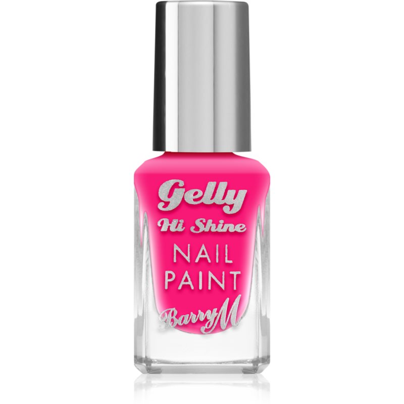 Barry M Gelly Hi Shine лак для нігтів відтінок Pink Punch 10 мл