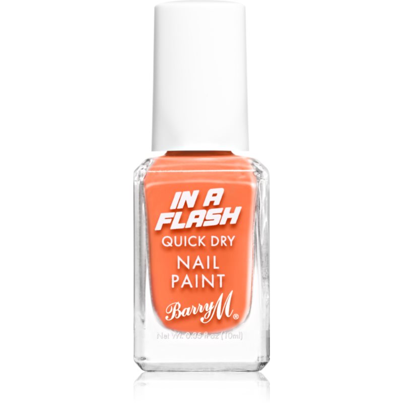 Barry M IN A FLASH Quick-drying Nail Polish Shade Snappy Red 10 Ml