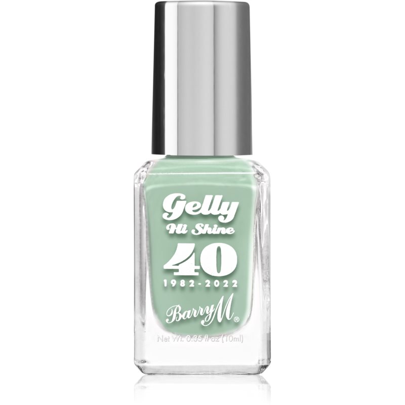 Barry M Gelly Hi Shine 40 1982 - 2022 Nail Polish Shade Eucalyptus 10 Ml