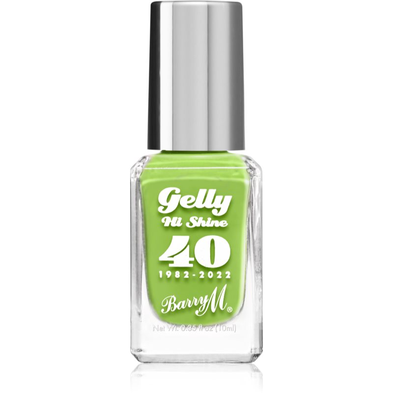 Barry M Gelly Hi Shine 40 1982 - 2022 лак для нігтів відтінок Fizzy Apple 10 мл
