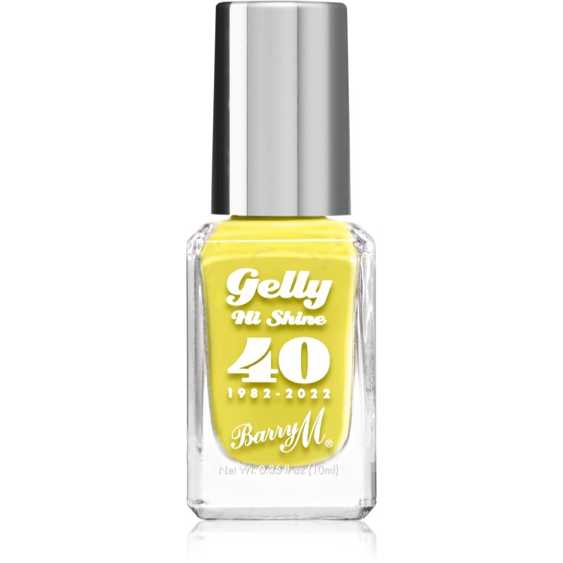 Barry M Gelly Hi Shine 40 1982 - 2022 Nail Polish Shade Key Lime Pie 10 Ml