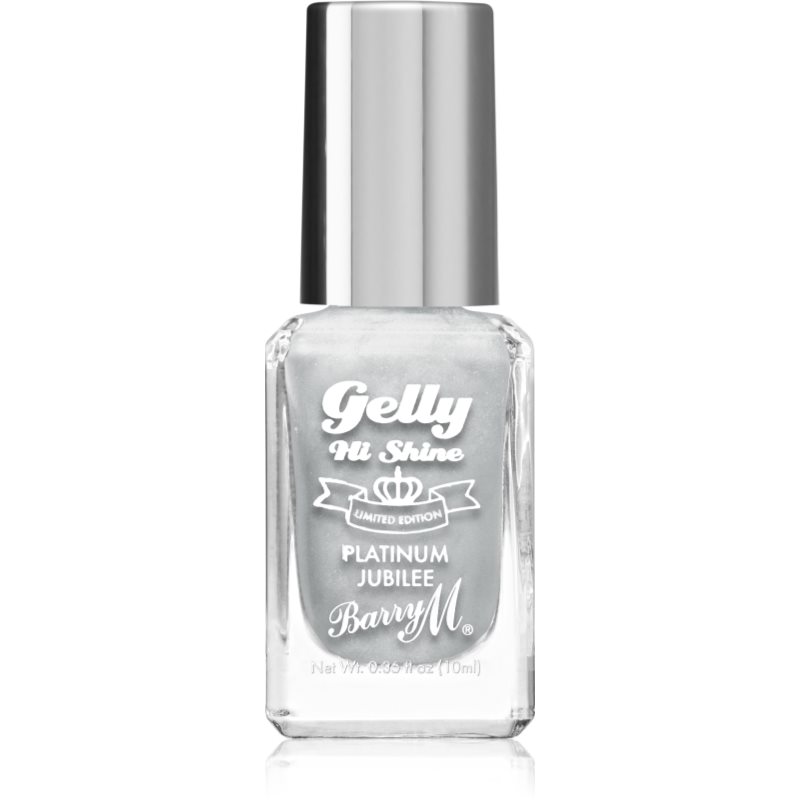 

Barry M Gelly Hi Shine Platinum Jubilee лак для нігтів відтінок Tiara