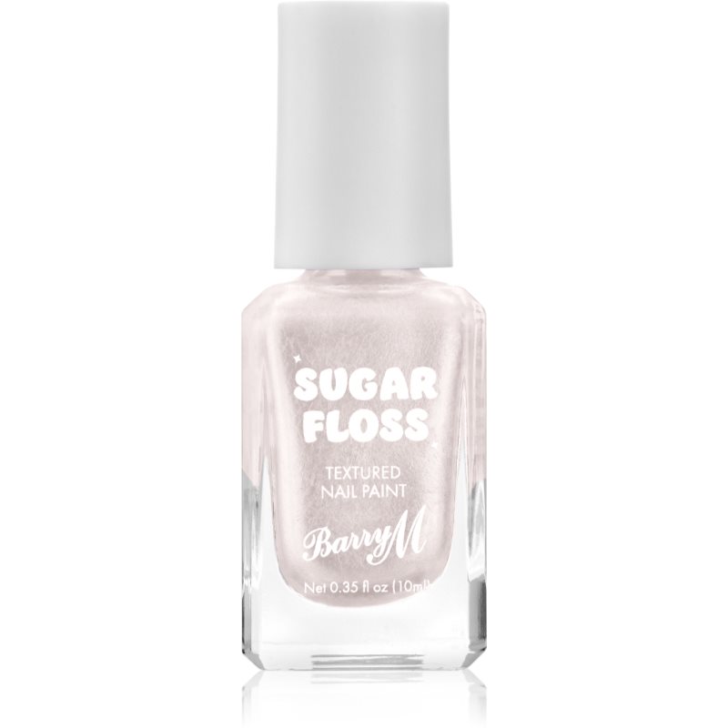 Barry M Sugar Floss Nail Paint With Fine Natural Fibres Shade Soft Lace 10 Ml