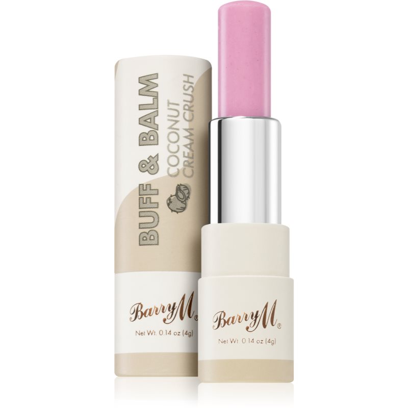 Barry M Buff & Balm Smoothing Lip Balm For Volume Shade Coconut Cream Crush 4 Ml