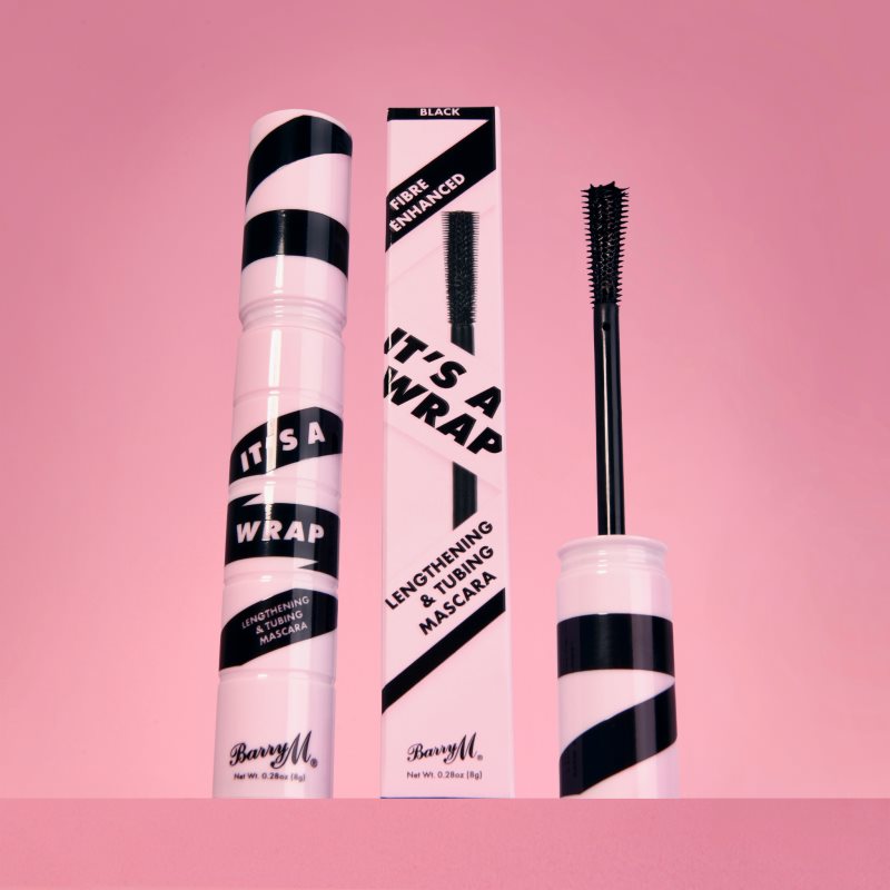 Barry M It's A Wrap volumising and lengthening mascara shade Black 8 g
