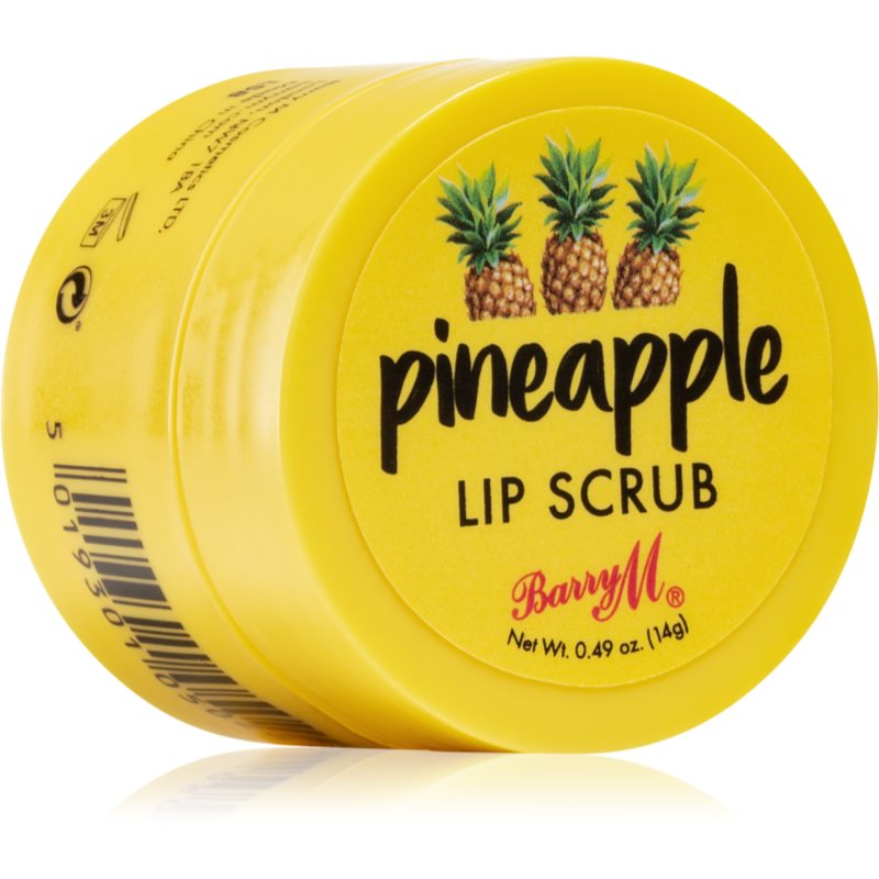 Barry M Lip Scrub peeling na rty příchuť Pineapple 14 g