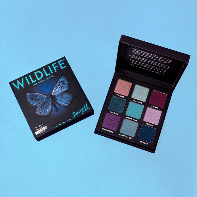 Barry M Wildlife Eyeshadow Palette Shade Butterfly WLEP6 9 X 1.4 G