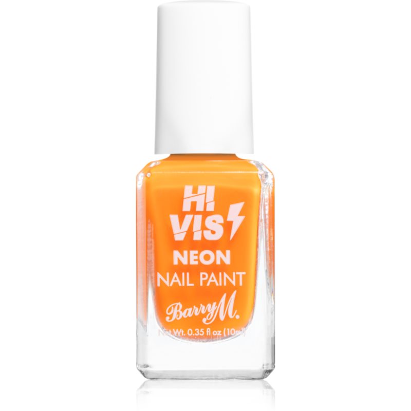 Barry M Hi Vis Neon лак для нігтів відтінок Outrageous Orange 10 мл