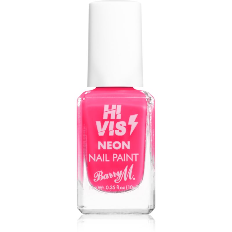 Barry M Hi Vis Neon лак для нігтів відтінок Pink Venom 10 мл