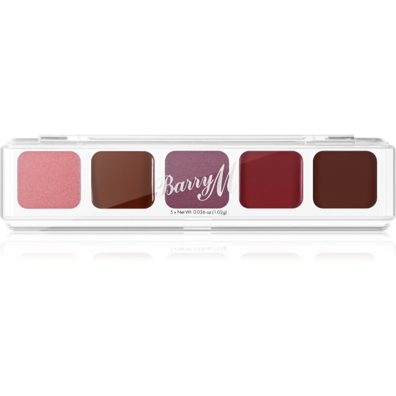 Barry M Mini Palette cream eyeshadows shade The Berries 5,1 g
