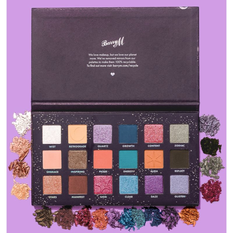 Barry M In The Stars eyeshadow palette 18x0,7 g