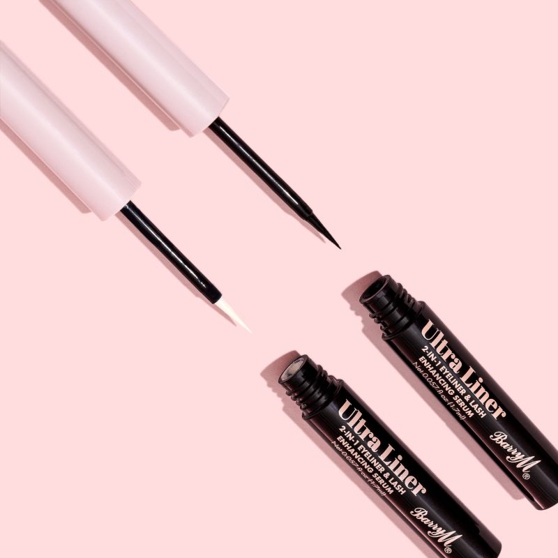 Barry M Ultra Liner 2-in-1 сироватка для вій 2 в 1 відтінок Black 1,7 мл