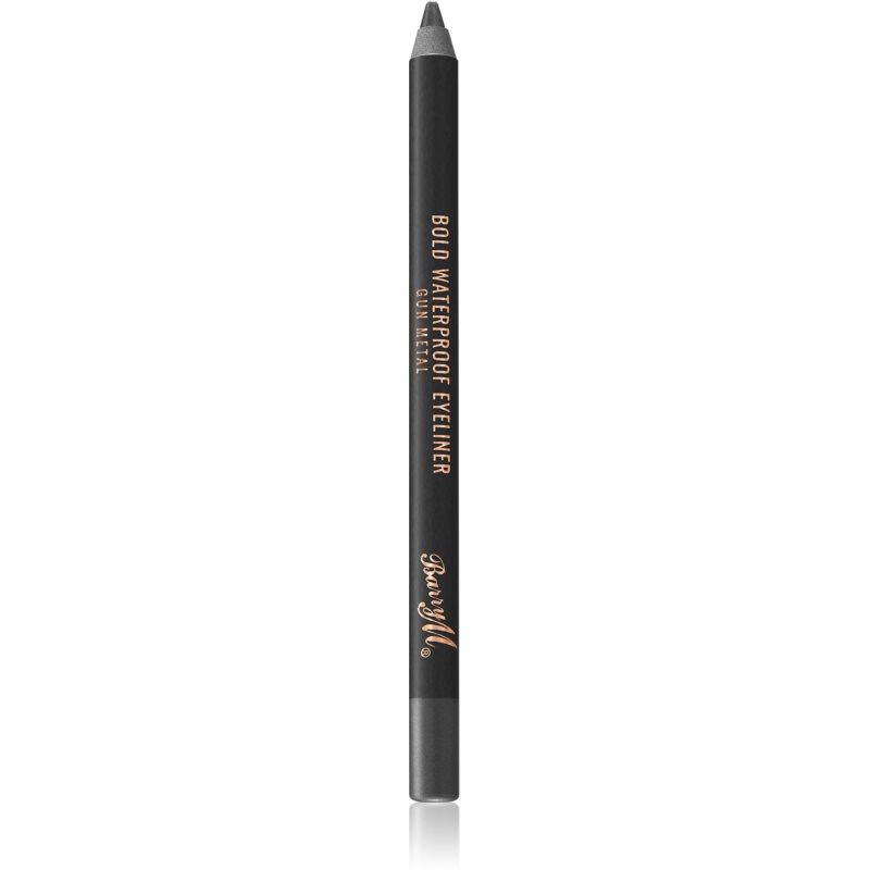 Barry M Bold Waterproof Eyeliner voděodolná tužka na oči odstín Gun Metal 1,2 g