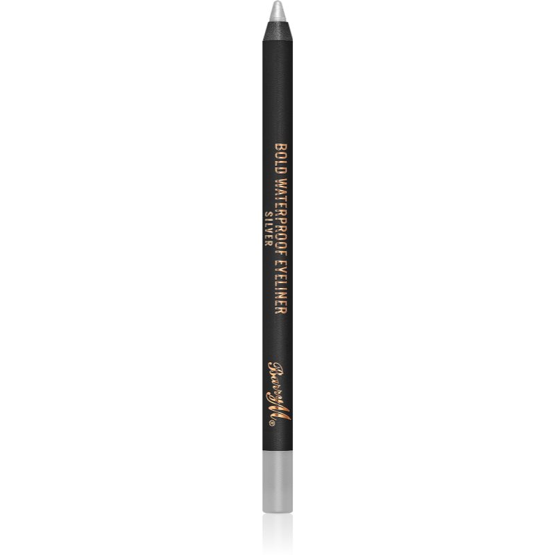 Barry M Bold Waterproof Eyeliner vodeodolná ceruzka na oči odtieň Silver 1,2 g