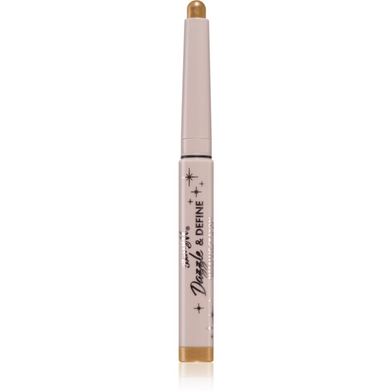 Barry M Dazzle & Define Metallic Crayon creion pentru ochi culoare Gold 1,4 g