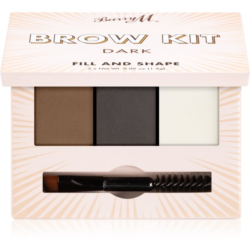 Barry M Fill and Shape Brow Kit brow kit shade Dark 3x1,5 g
