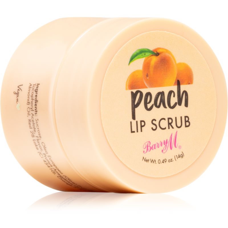 Barry M Lip Scrub Exfoliant pentru buze aroma Peach 14 g