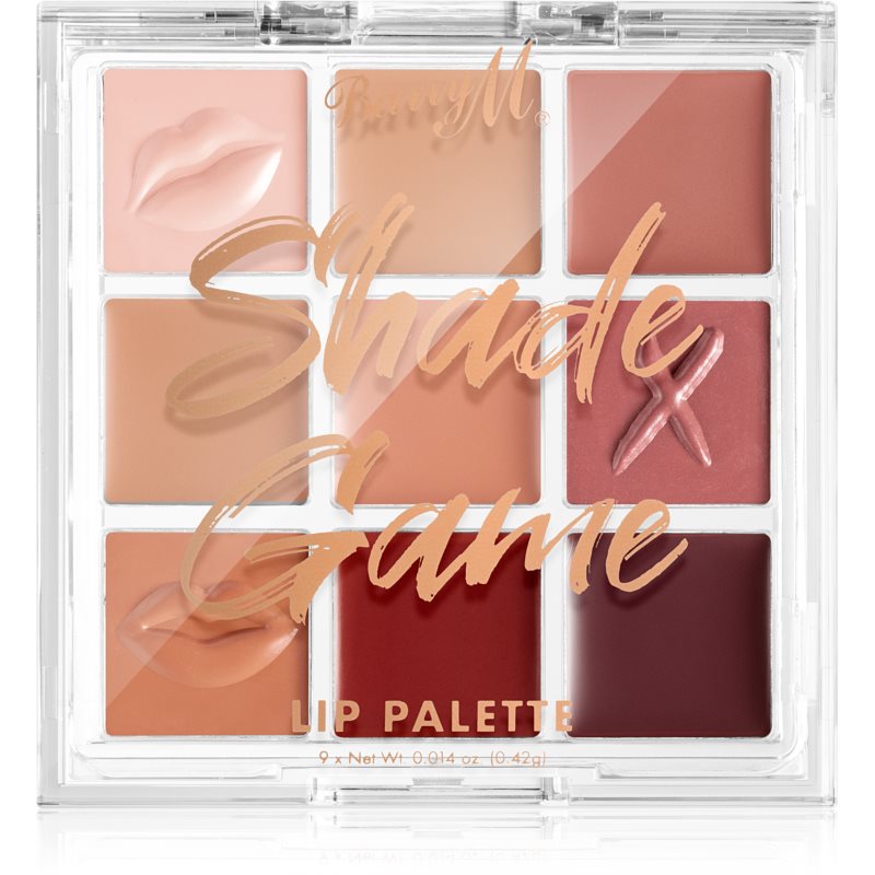Barry M Shade Game Lip Palette 3,78 g
