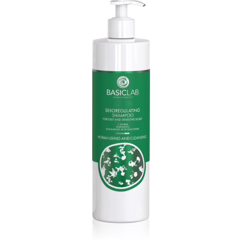 BasicLab Dermocosmetics Trichologis das Reinigungsshampoo zur Regulierung der Talgproduktion 300 ml