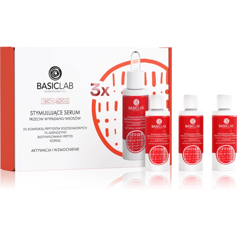 BasicLab Dermocosmetics Trichologis setti hiustenlähtöön