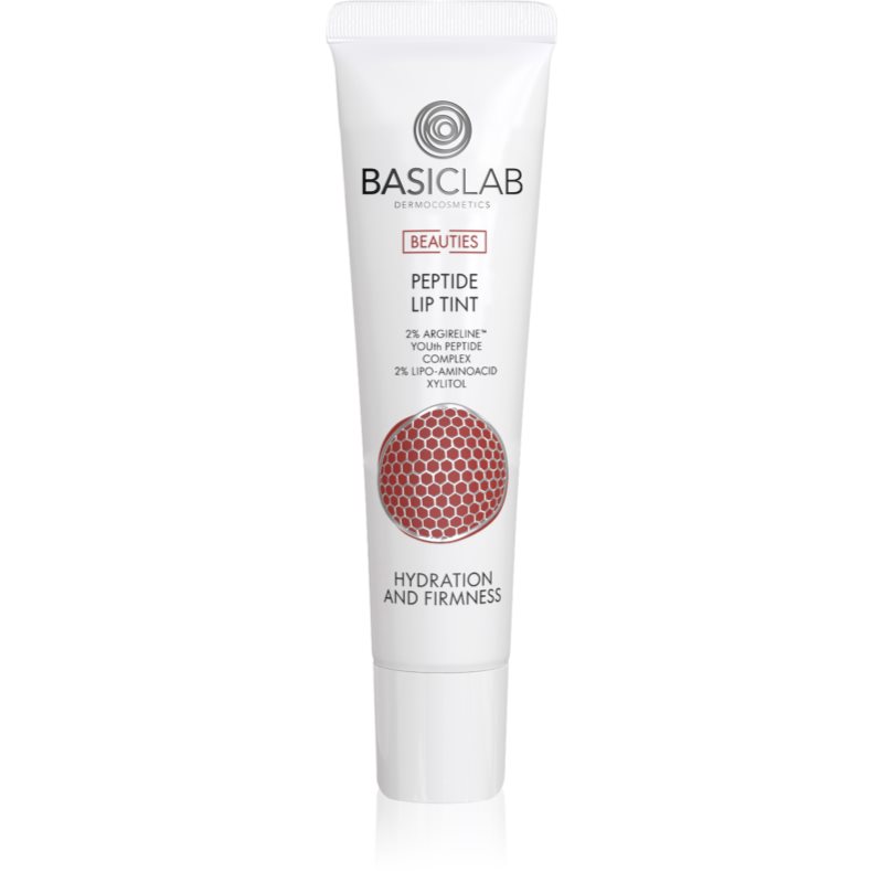 BasicLab Dermocosmetics Beauties sjajni balzam za usne s peptidima nijansa 300 Teddy 15 ml
