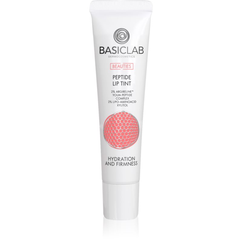 BasicLab Dermocosmetics Beauties sjajni balzam za usne s peptidima nijansa 100/Bubble Gum 15 ml