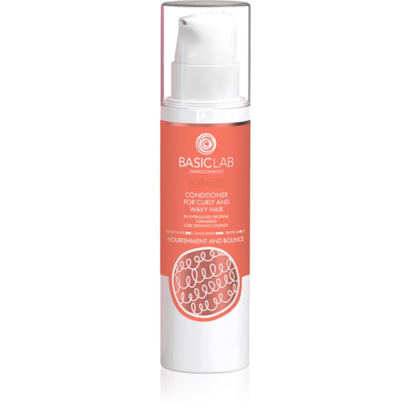 BasicLab Dermocosmetics Capillus regenerator za učvršćivanje za valovitu i kovrčavu kosu 250 ml