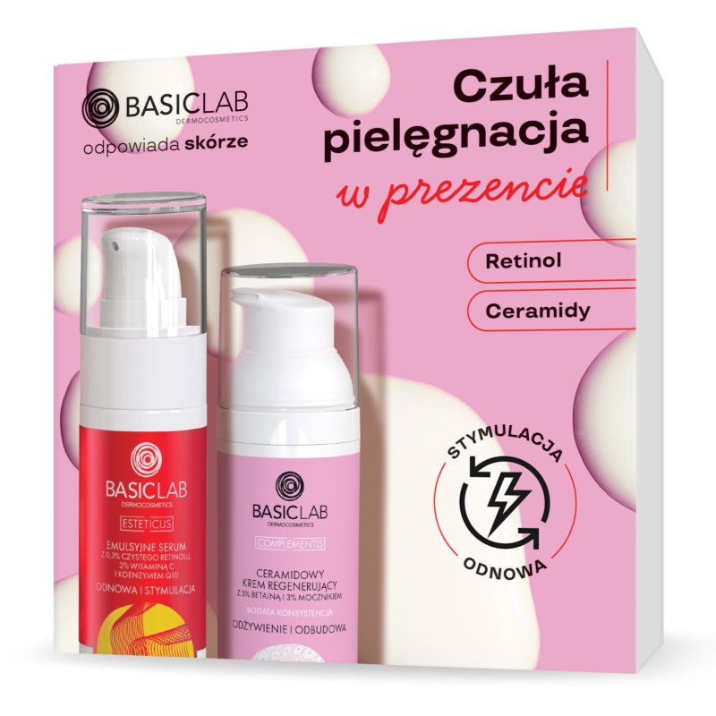 BasicLab Dermocosmetics gift set for skin regeneration and renewal