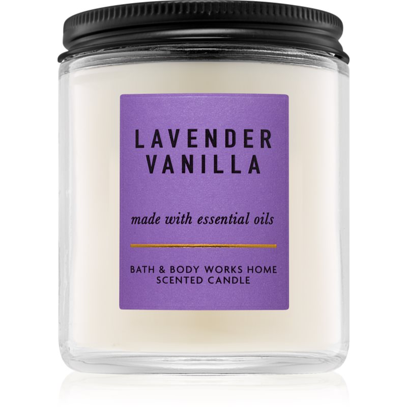 

Bath & Body Works Lavender Vanilla aроматична свічка з есенціальними маслами
