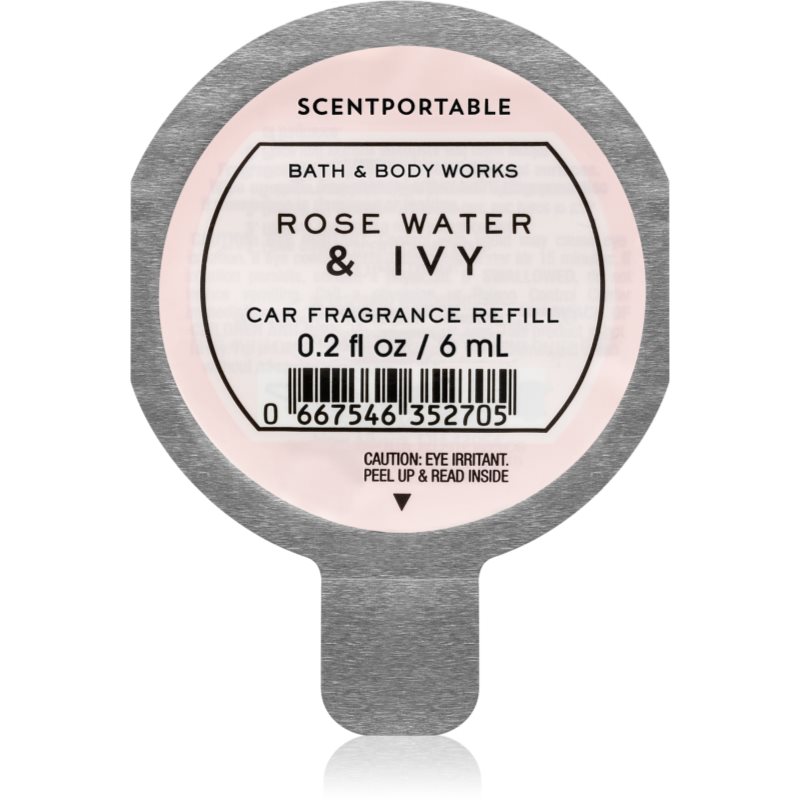

Bath & Body Works Rose Water & Ivy aромат для авто замінний блок