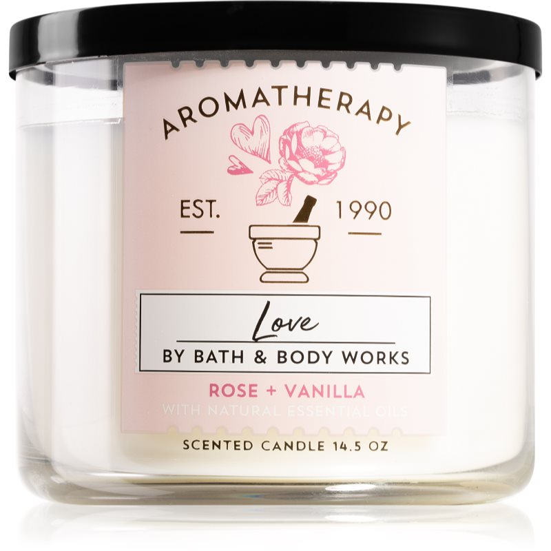 

Bath & Body Works Aromatherapy Rose & Vanilla aроматична свічка